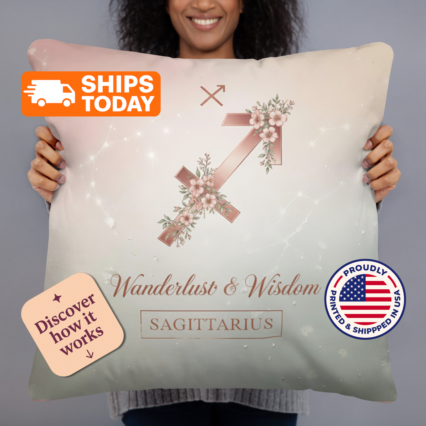Energy Alignment Pillow — All 12 Zodiac Signs Available