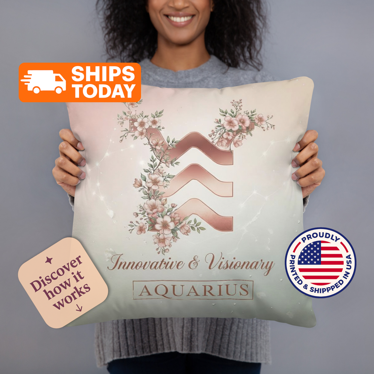 Energy Alignment Pillow — All 12 Zodiac Signs Available