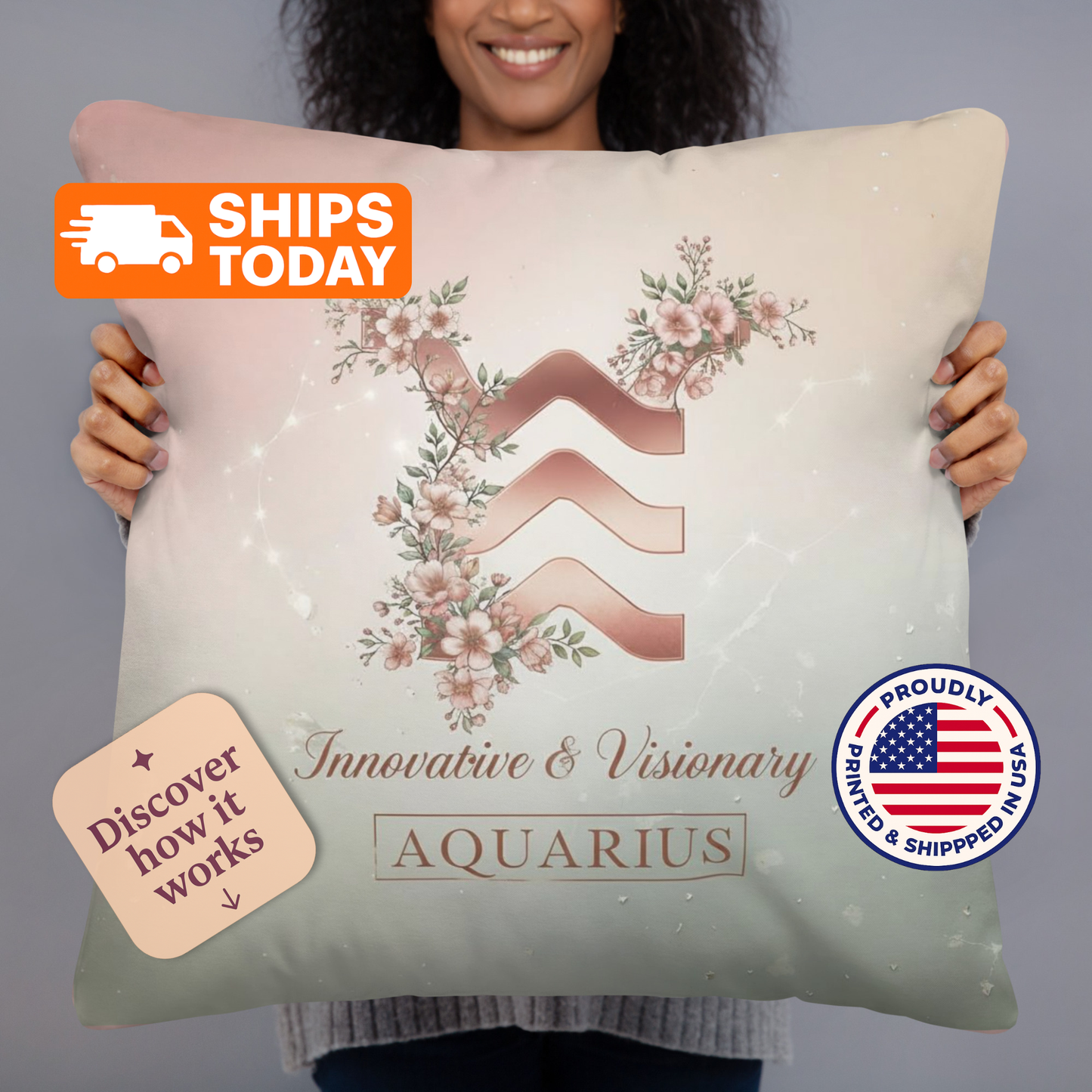 Energy Alignment Pillow — All 12 Zodiac Signs Available