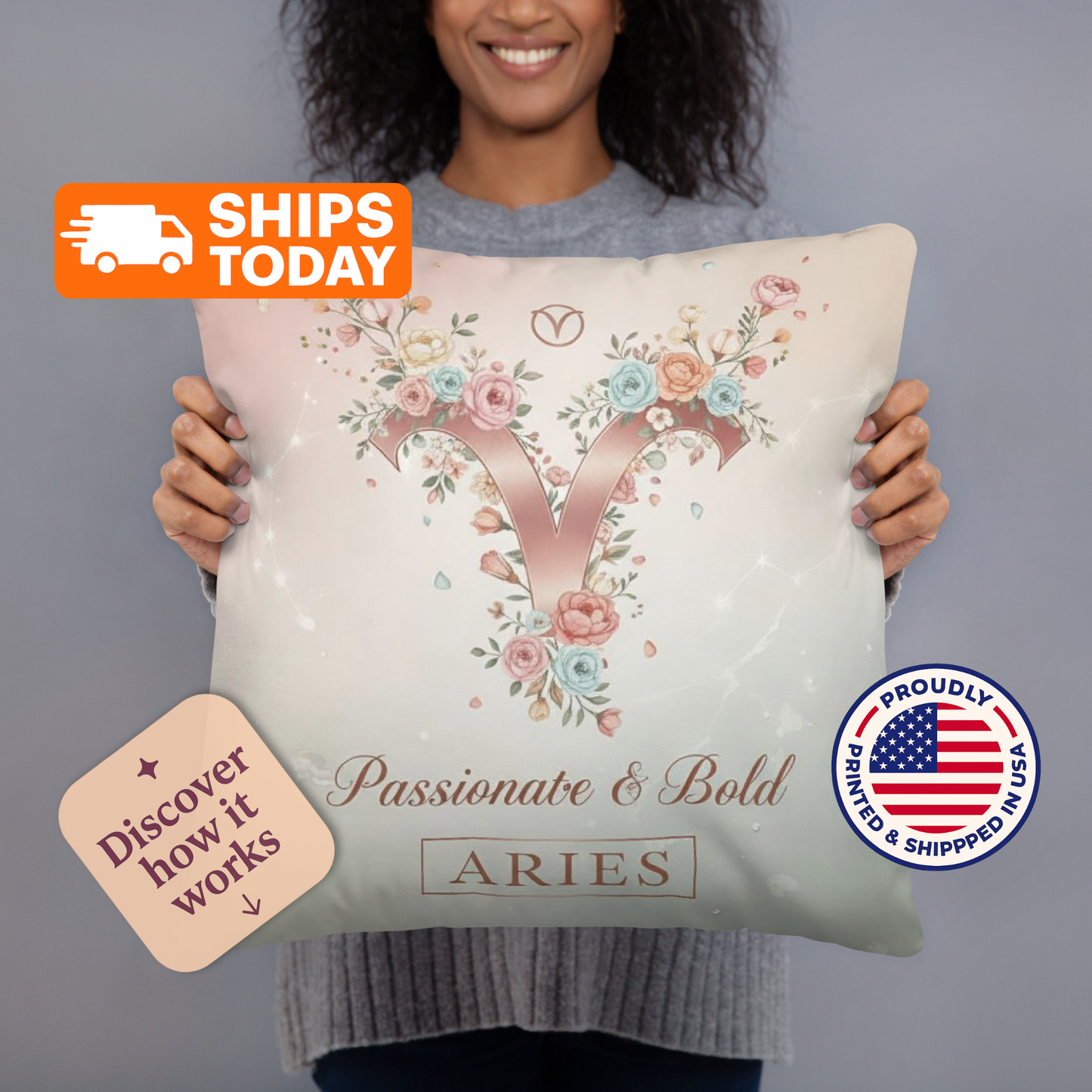 Energy Alignment Pillow — All 12 Zodiac Signs Available