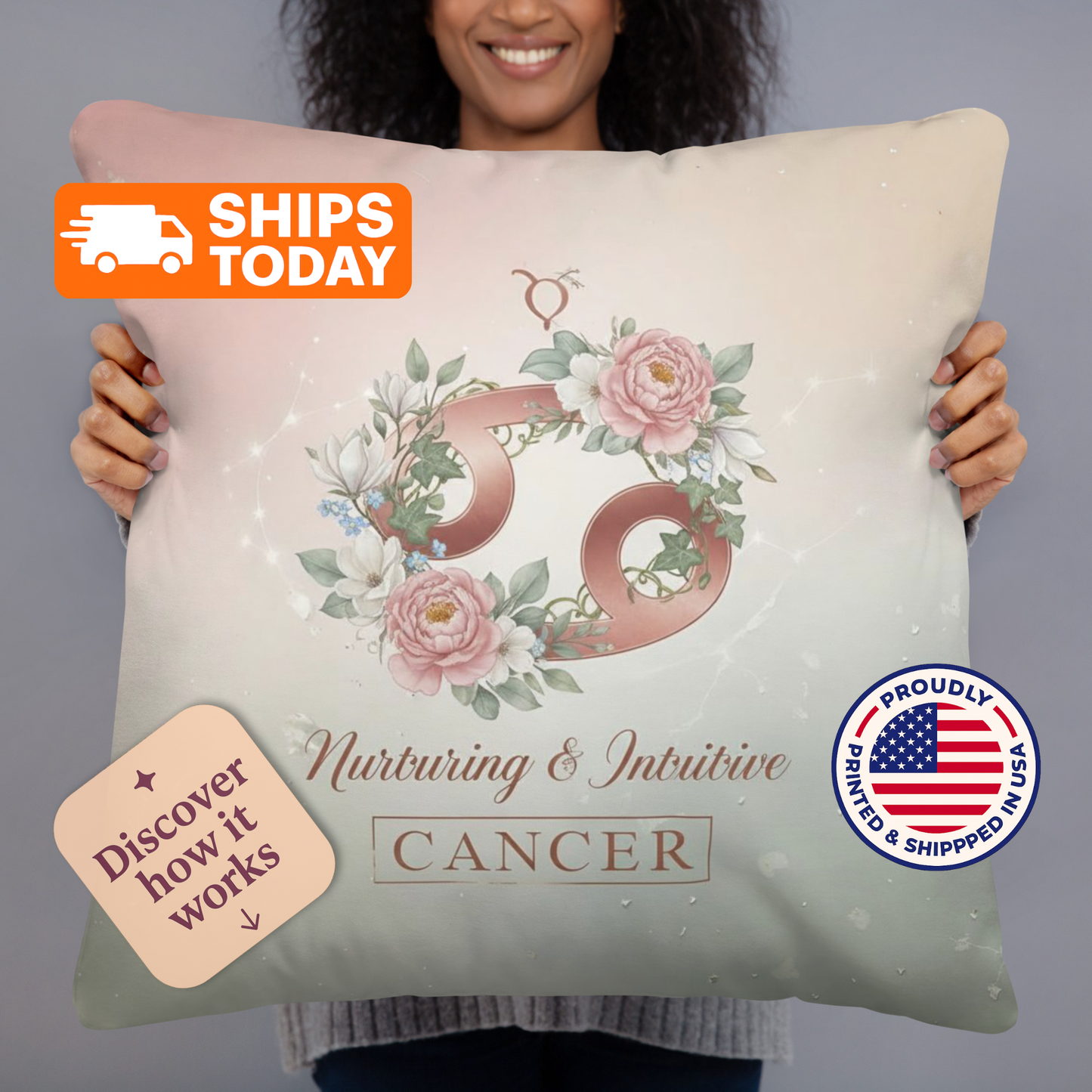 Energy Alignment Pillow — All 12 Zodiac Signs Available