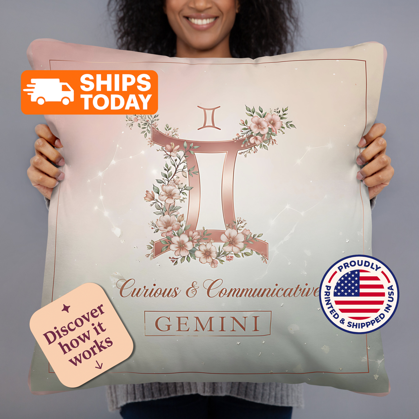 Energy Alignment Pillow — All 12 Zodiac Signs Available
