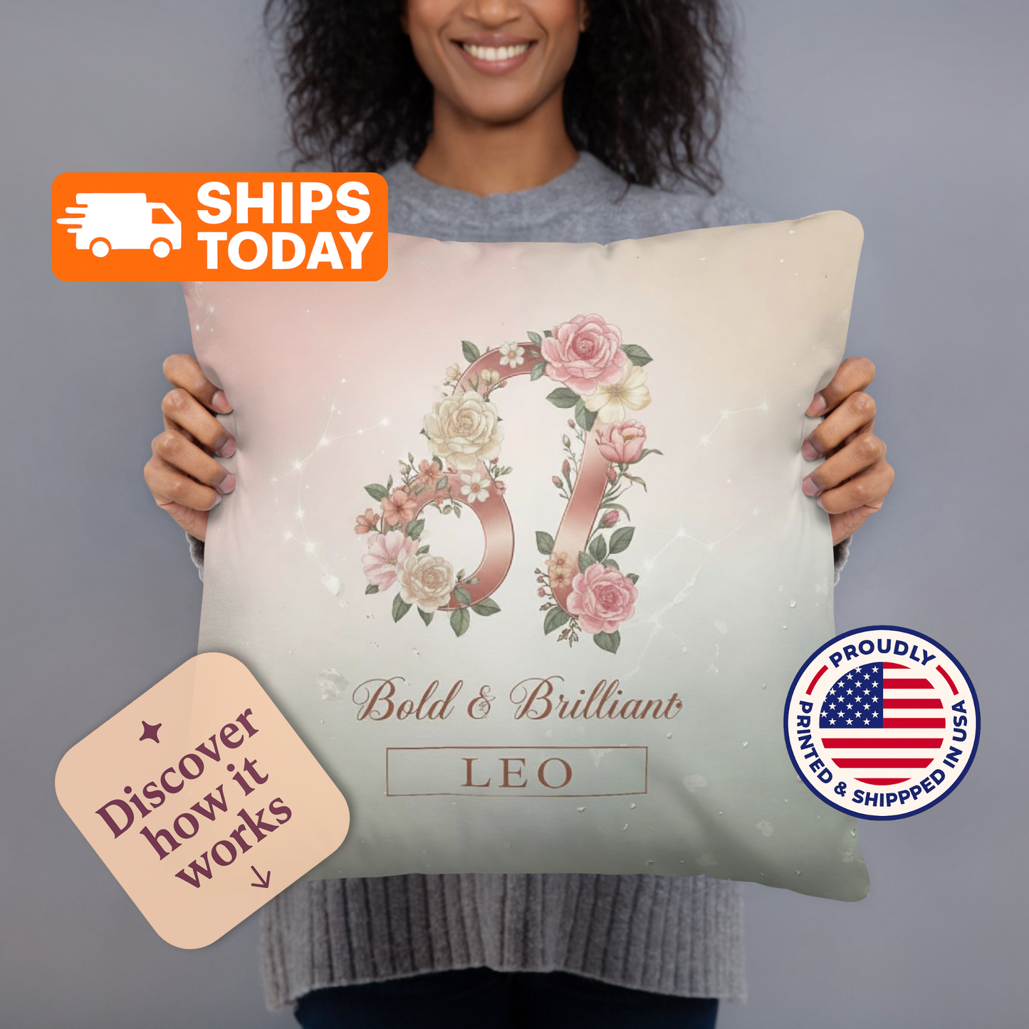 Energy Alignment Pillow — All 12 Zodiac Signs Available