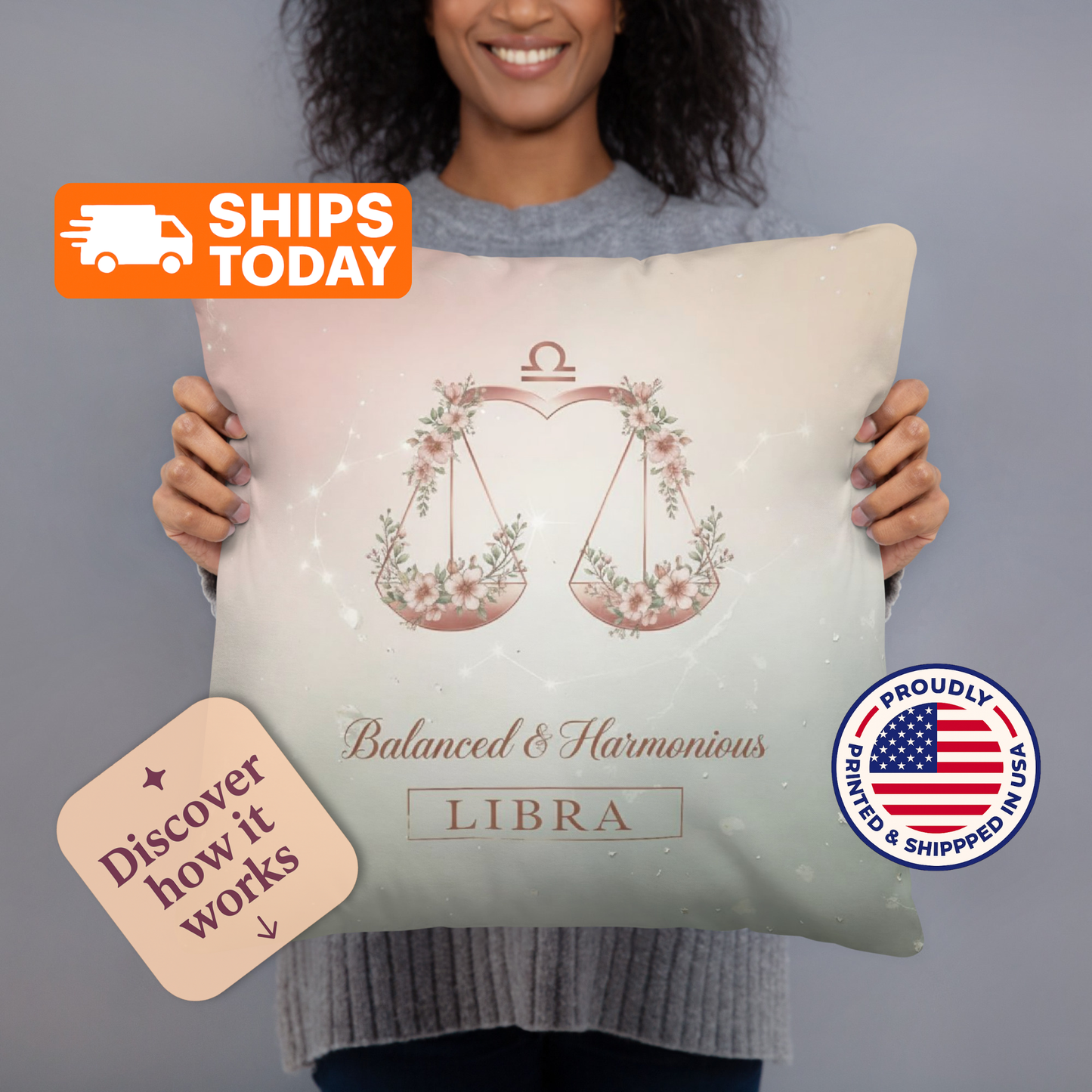 Energy Alignment Pillow — All 12 Zodiac Signs Available