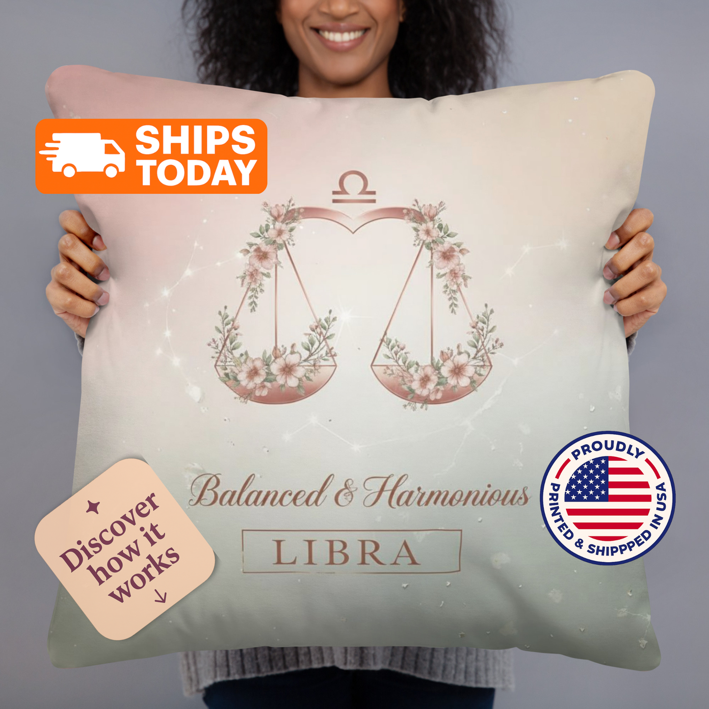Energy Alignment Pillow — All 12 Zodiac Signs Available