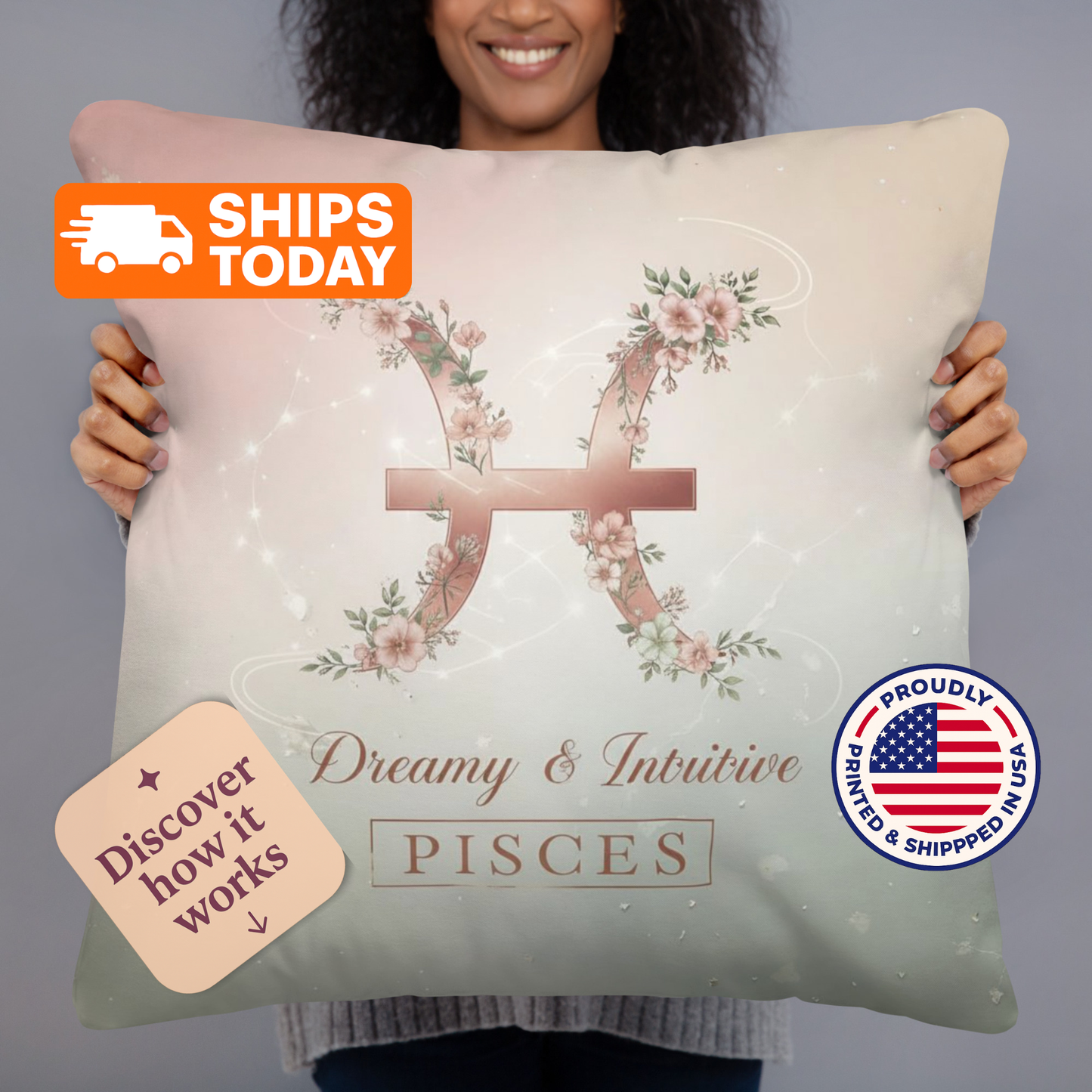Energy Alignment Pillow — All 12 Zodiac Signs Available