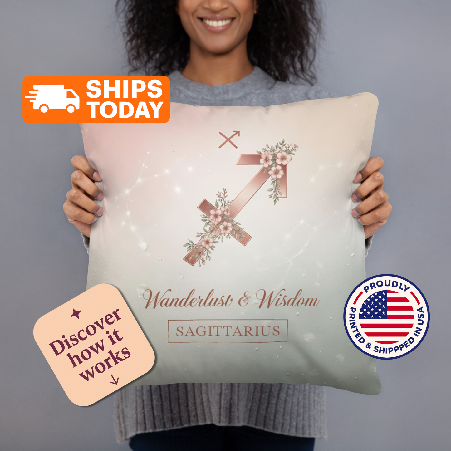 Energy Alignment Pillow — All 12 Zodiac Signs Available