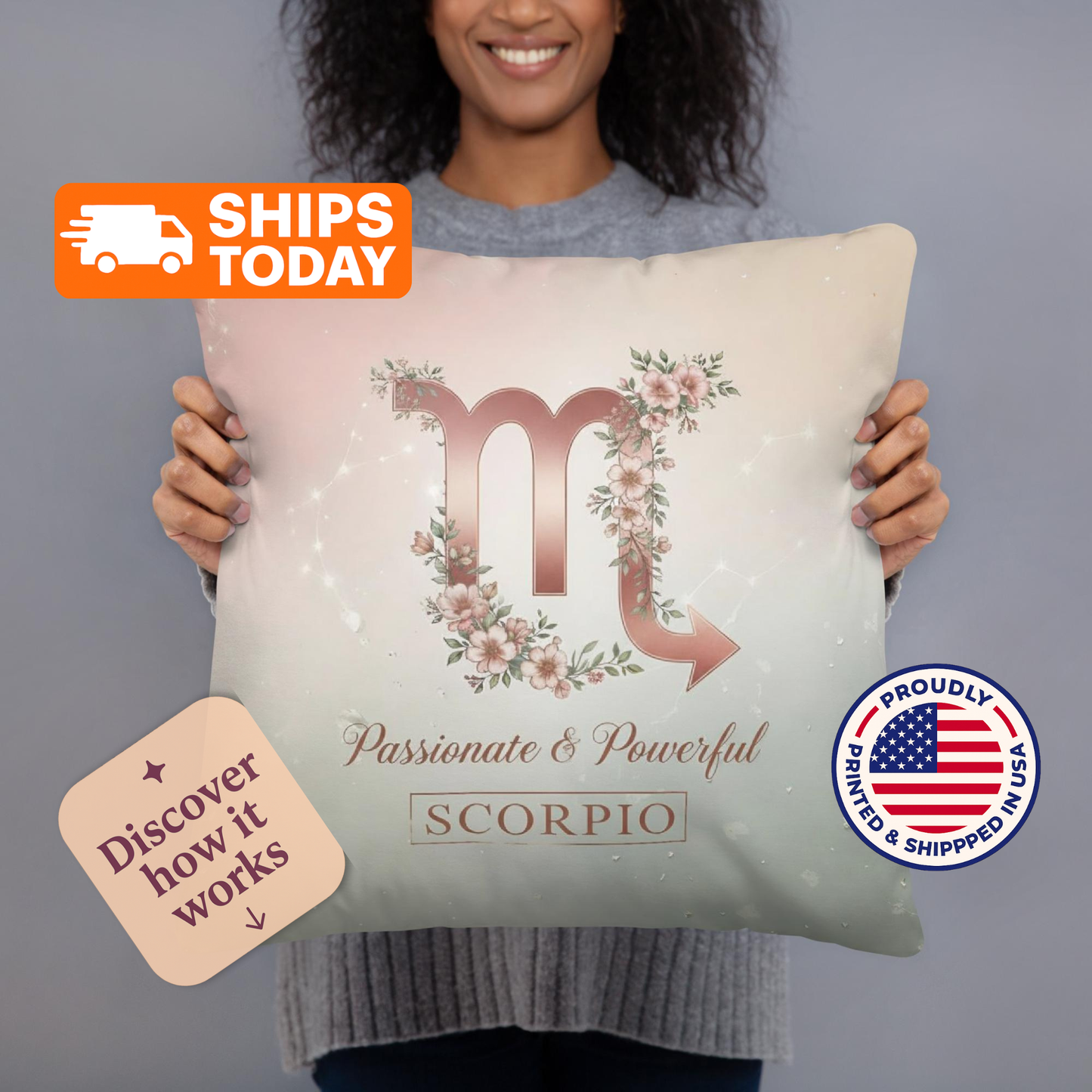 Energy Alignment Pillow — All 12 Zodiac Signs Available