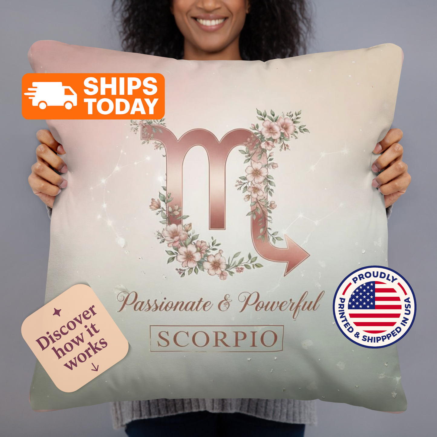 Energy Alignment Pillow — All 12 Zodiac Signs Available