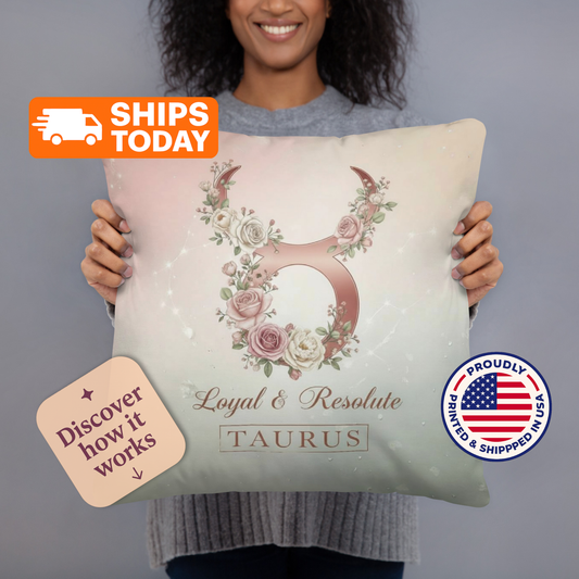 Energy Alignment Pillow — All 12 Zodiac Signs Available