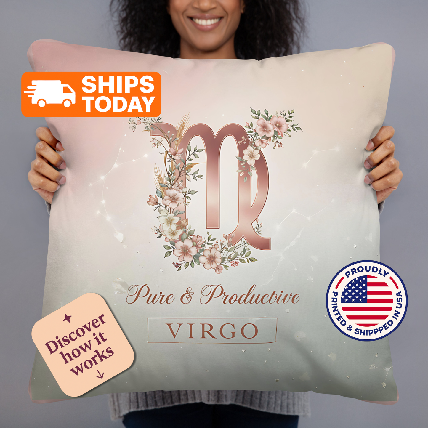 Energy Alignment Pillow — All 12 Zodiac Signs Available